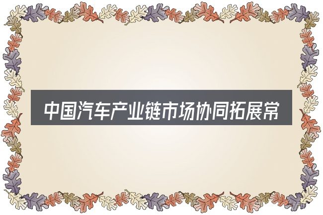 中国汽车产业链市场协同拓展常见问题解答