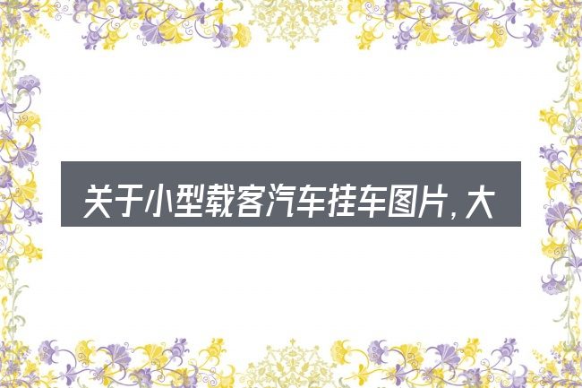 关于小型载客汽车挂车图片,大家最常问的几个问题