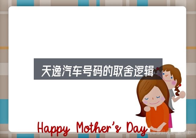 天逸汽车号码的取舍逻辑