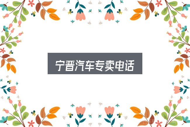 宁晋汽车专卖电话怎么看？概念、方法与实践