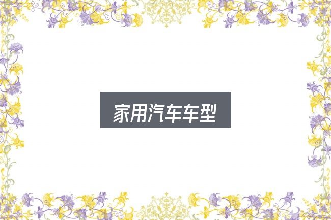 家用汽车车型怎么选？关键问题集中回答