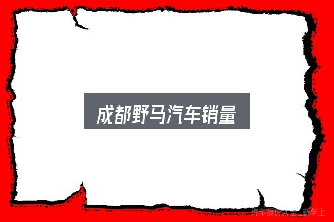 成都野马汽车销量是什么？看清本质再谈选择
