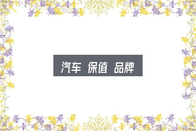 汽车 保值 品牌全面解析：从选车到用车的实际经验
