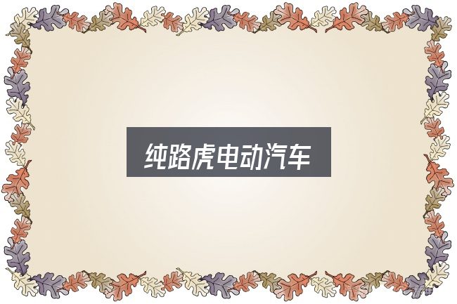 一文讲清纯路虎电动汽车：避开这几种常见偏差