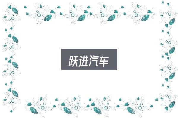 一文讲清跃进汽车：实用清单与判断依据