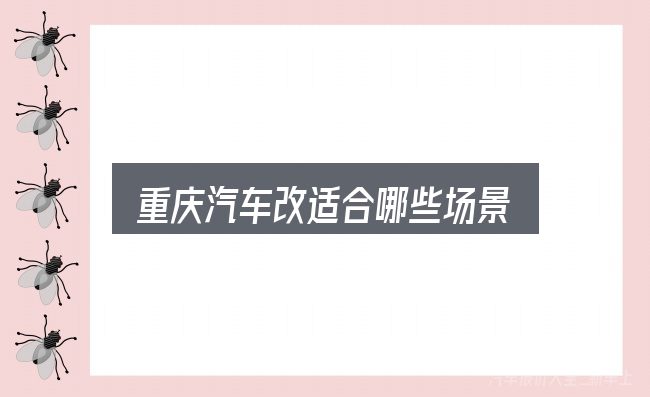 重庆汽车改适合哪些场景