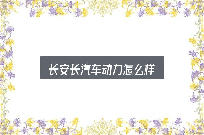 关于「长安长汽车动力怎么样」，从需求到落地的路径